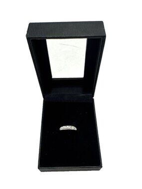 Carole Little Sterling Silver Pave CZ Dome Ring